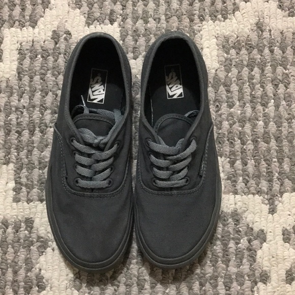 gray kids vans